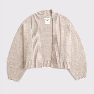 Abercrombie & Fitch
Barrel Sleeve Non-Closure Beige Cardigan
